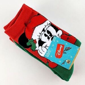 ⭐️3/ $30⭐️ Disney Women's 3 Pairs Minnie Mouse Christmas Socks Shoes SZ 4-10